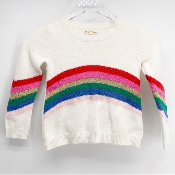 Tucker + Tate Rainbow Stripe Sweater Size 4 - Picture 2 of 5